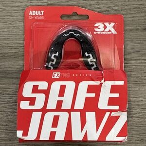 Sports Mouth Guard Teeth Protector Adult Junior EVA Mouthguard Boxing Black Vamp